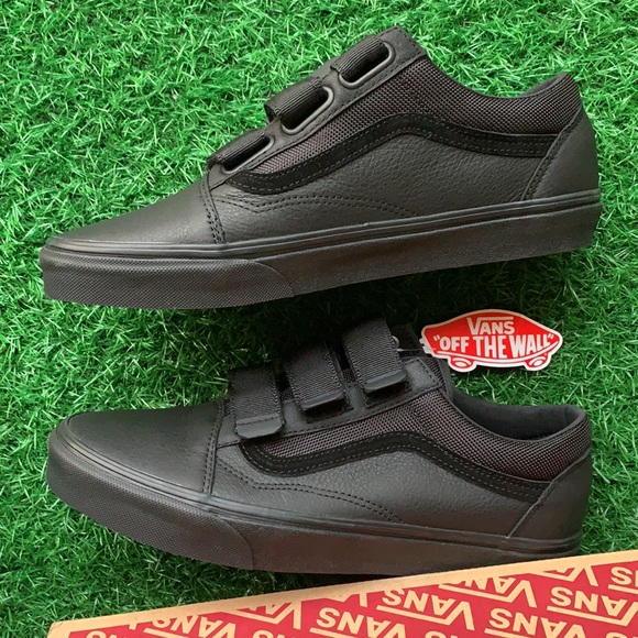 VANS OLD SKOOL V LEATHER Ballistic/Black WMNS - Picture 14 of 17